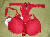 Conjunto Babado Vermelho
