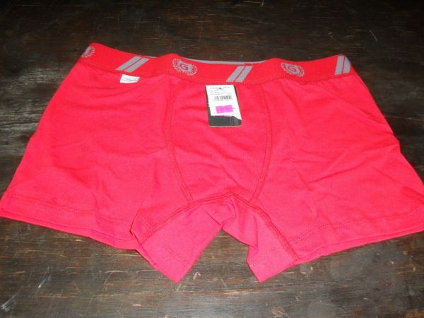 Cueca boxer de coton Vermelha